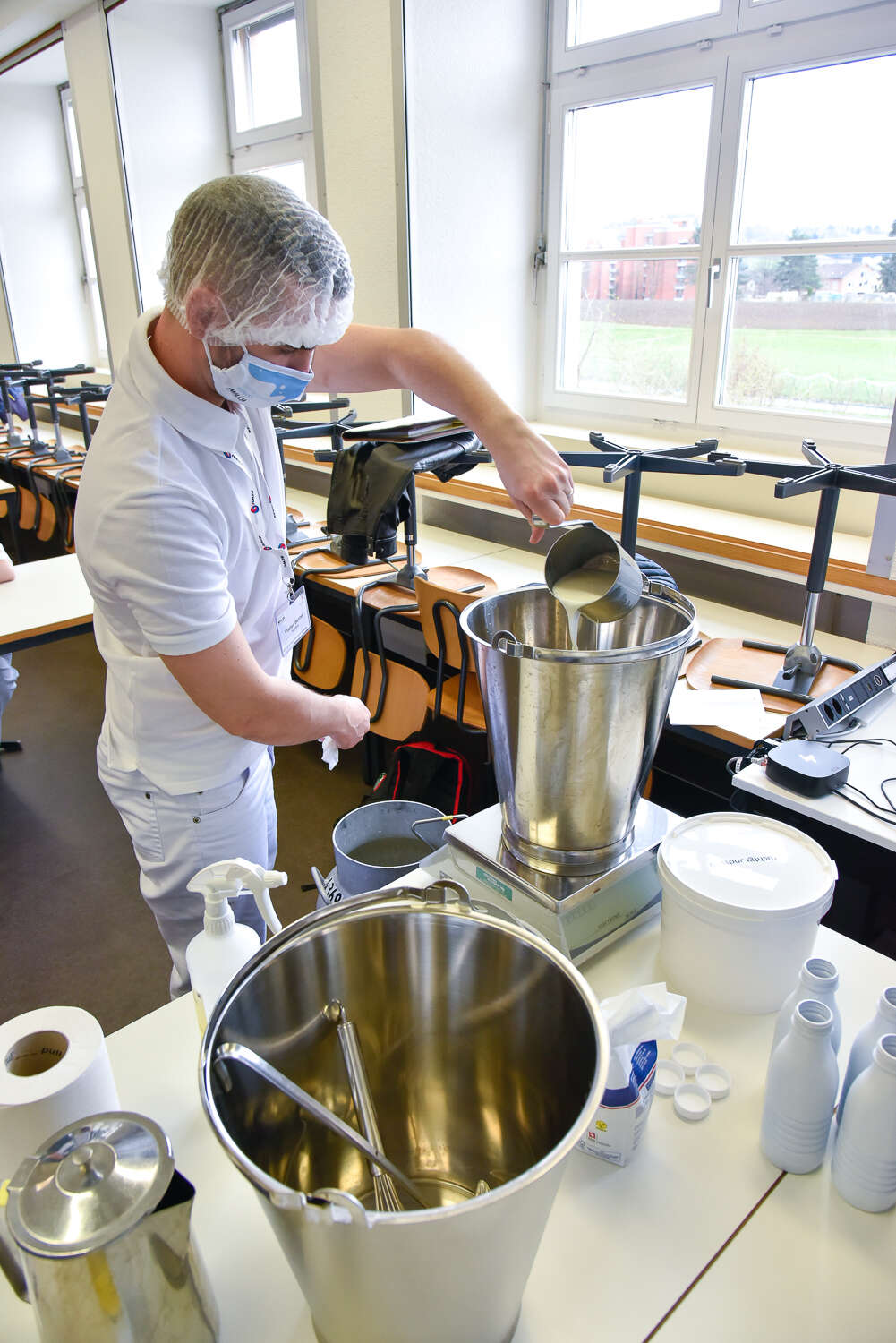 Production d'une boisson au babeurre à saveur de Williams.