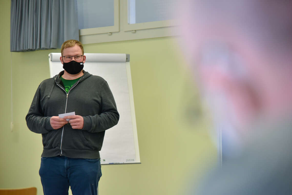 Lukas Hinderer remplit la mission de communication.